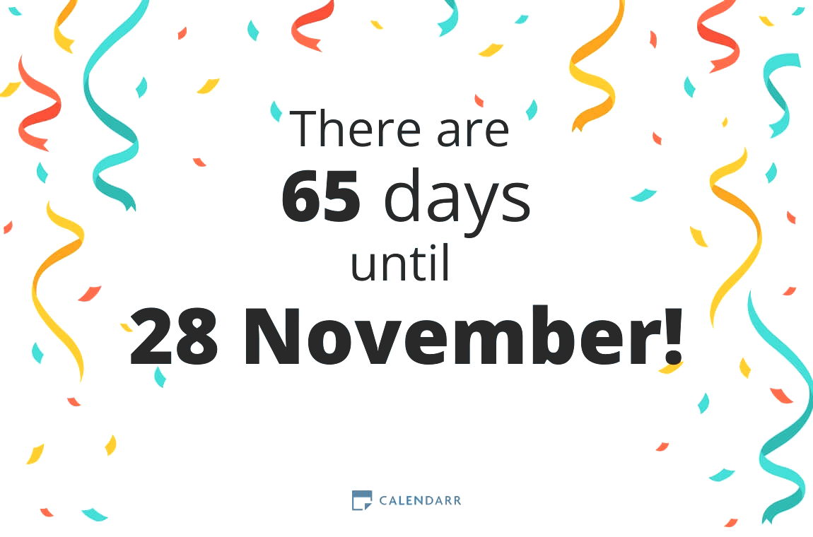 How many days until 28 November - Calendarr