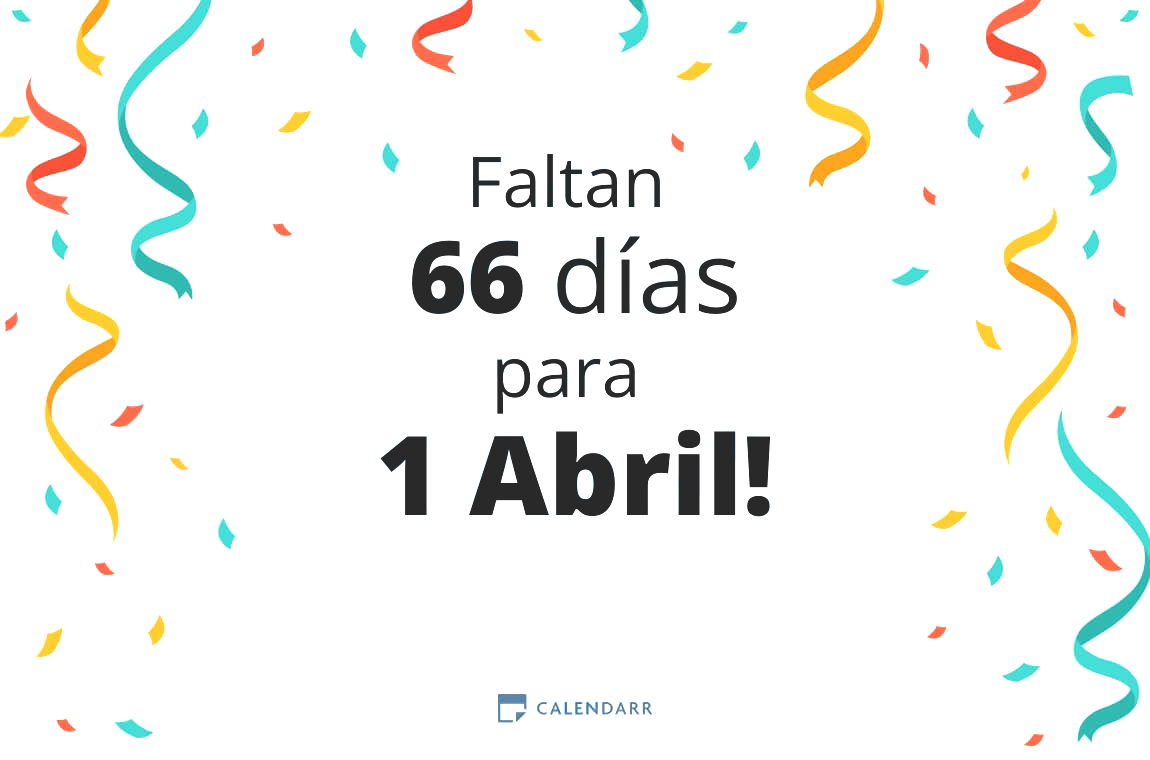 Descubre cuántos días faltan para 1 Abril - Calendarr