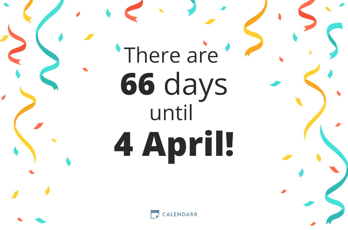 How many days until 4 April - Calendarr
