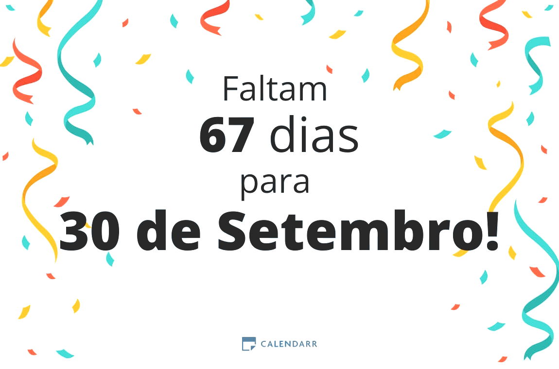 Descubra quantos dias faltam para 30 de Setembro - Calendarr