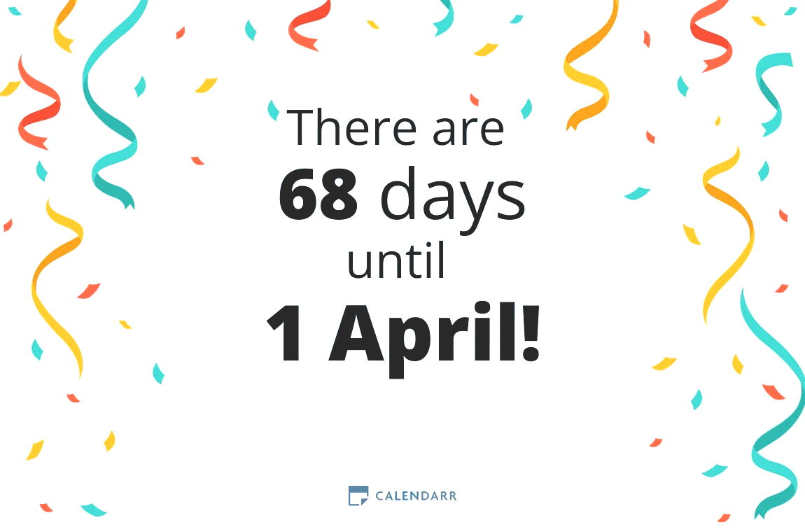 How many days until 1 April - Calendarr