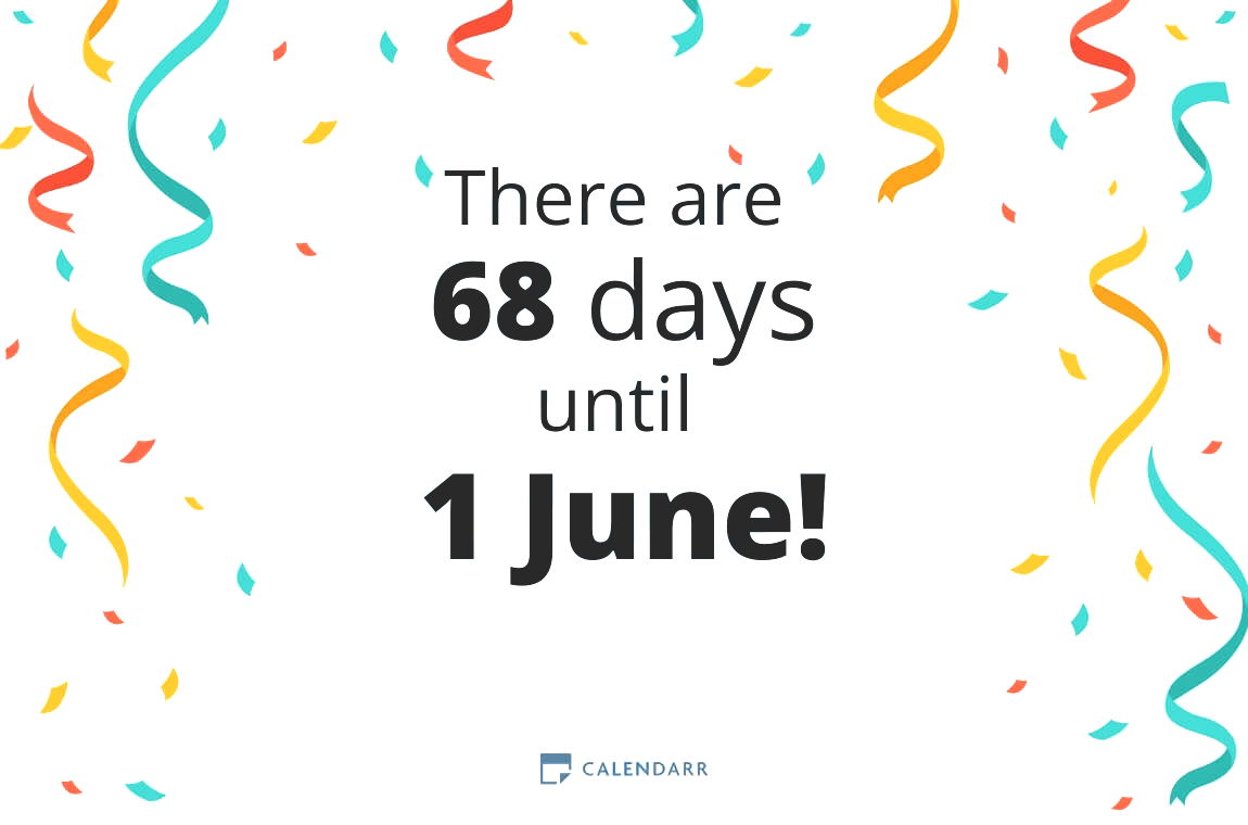 How many days until 1 June - Calendarr