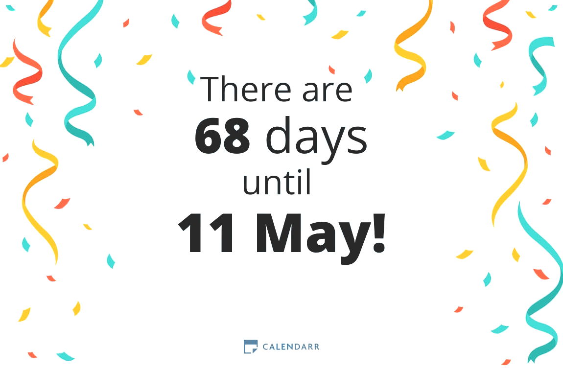 How many days until 11 May - Calendarr