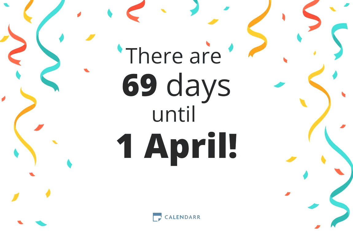 How many days until 1 April - Calendarr