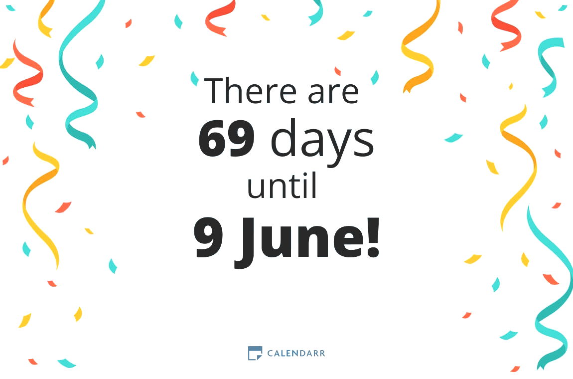 How many days until 9 June - Calendarr