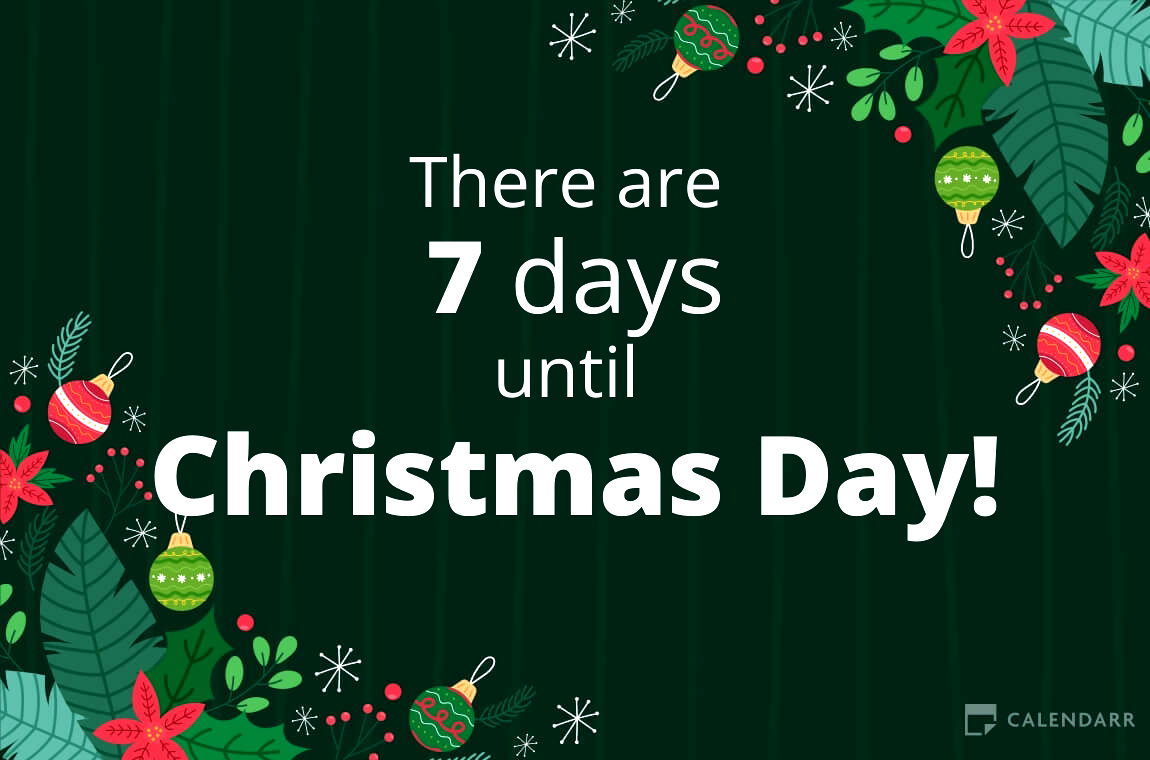 How many days until Christmas Day - Calendarr