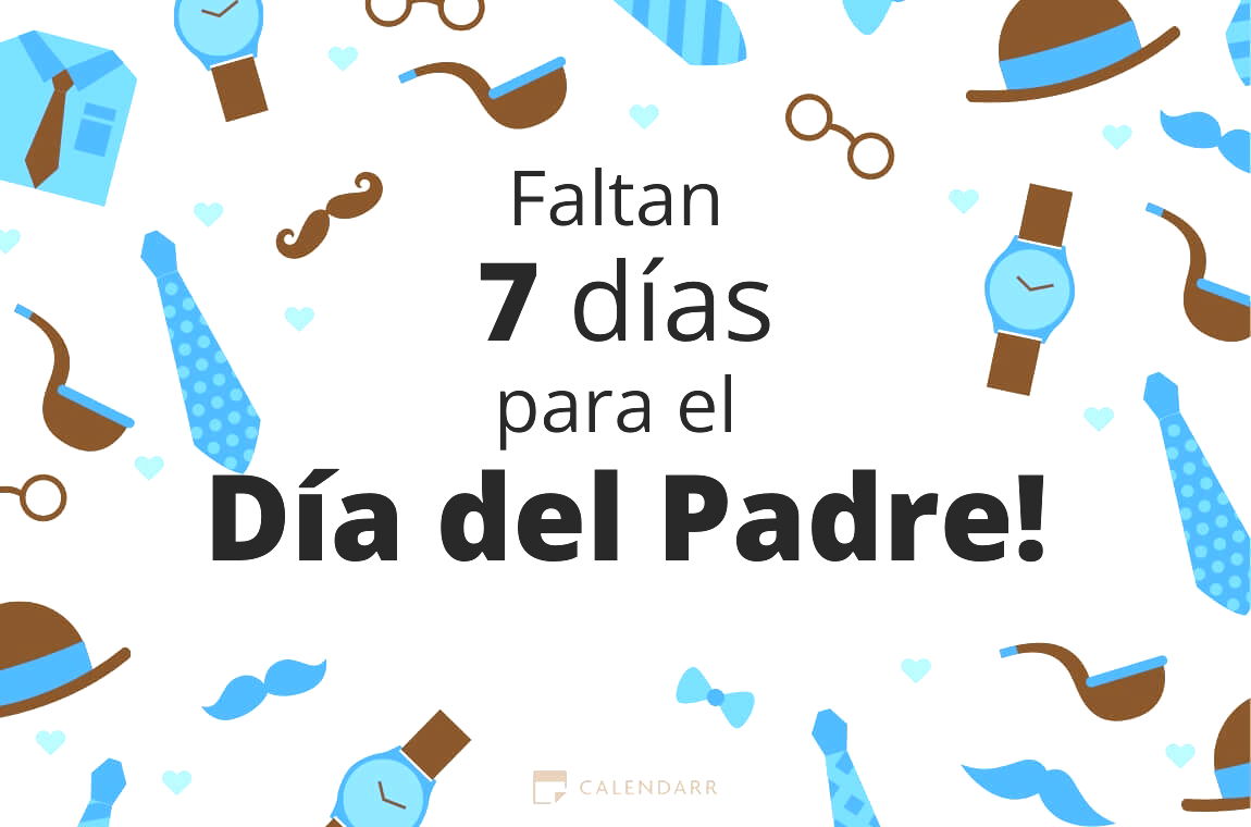 Descubre cuántos días faltan para  el Día del Padre - Calendarr