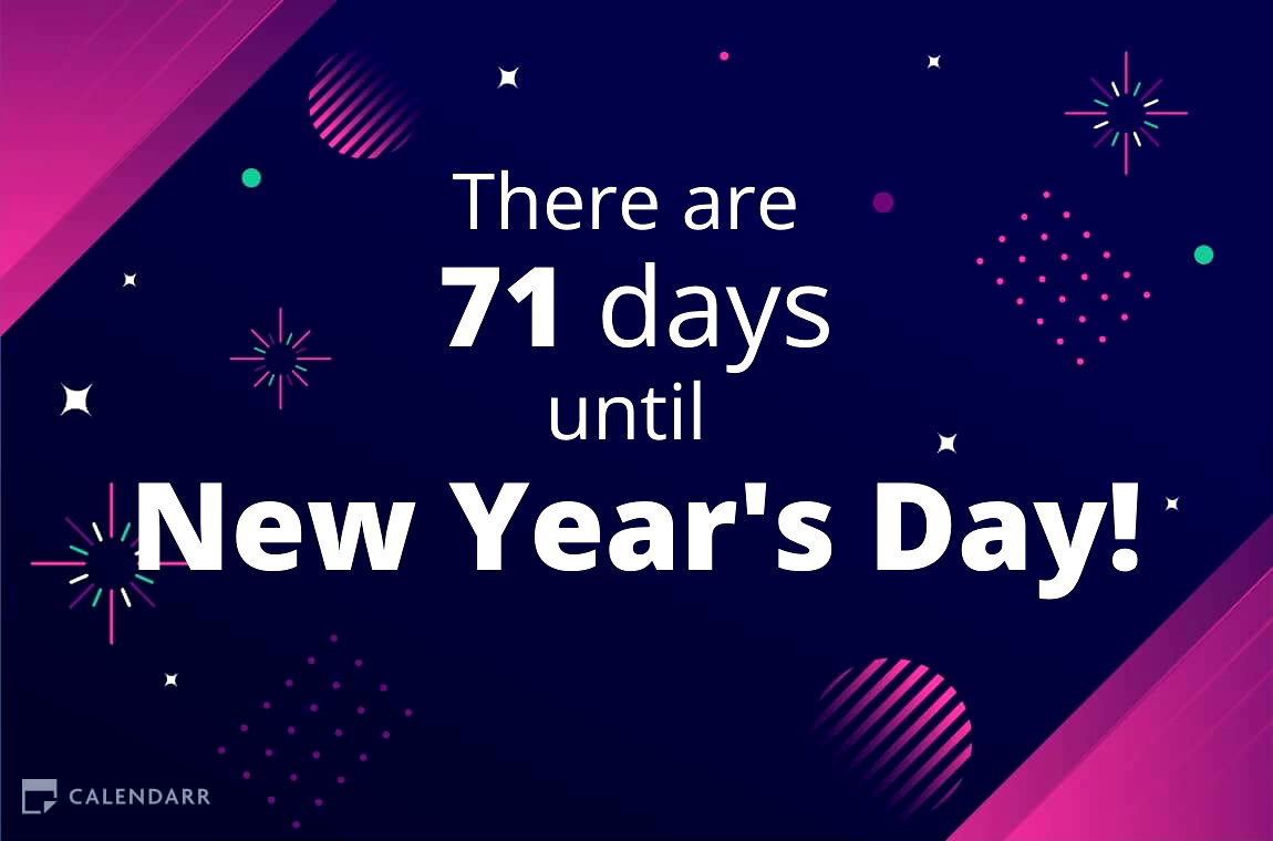 How many days until   New Year's Day - Calendarr