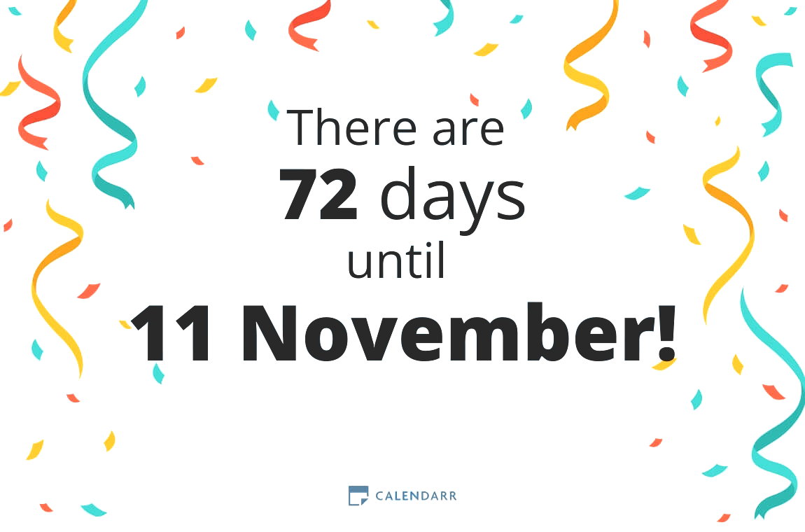 How many days until 11 November - Calendarr