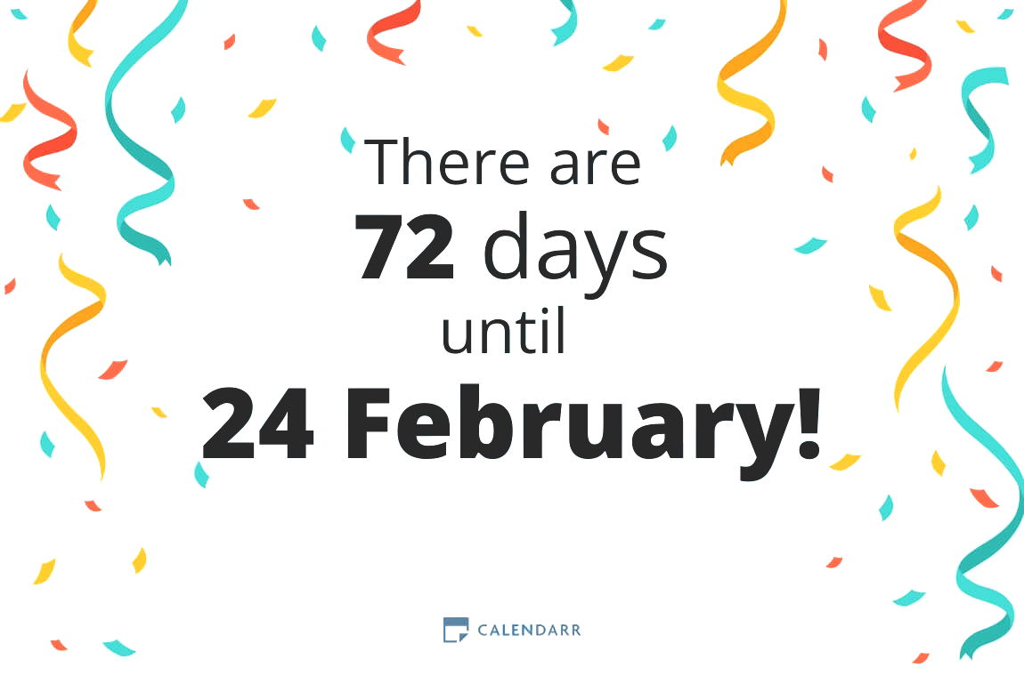 How many days until 24 February - Calendarr