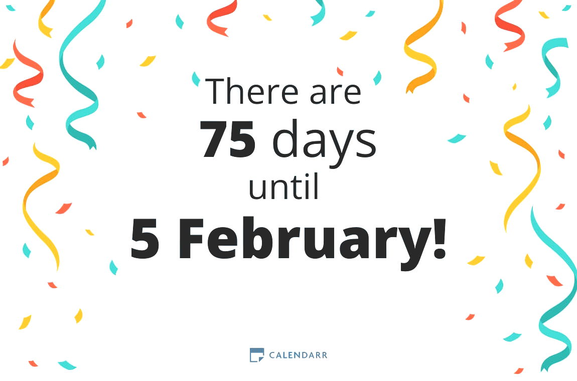 How many days until 5 February - Calendarr