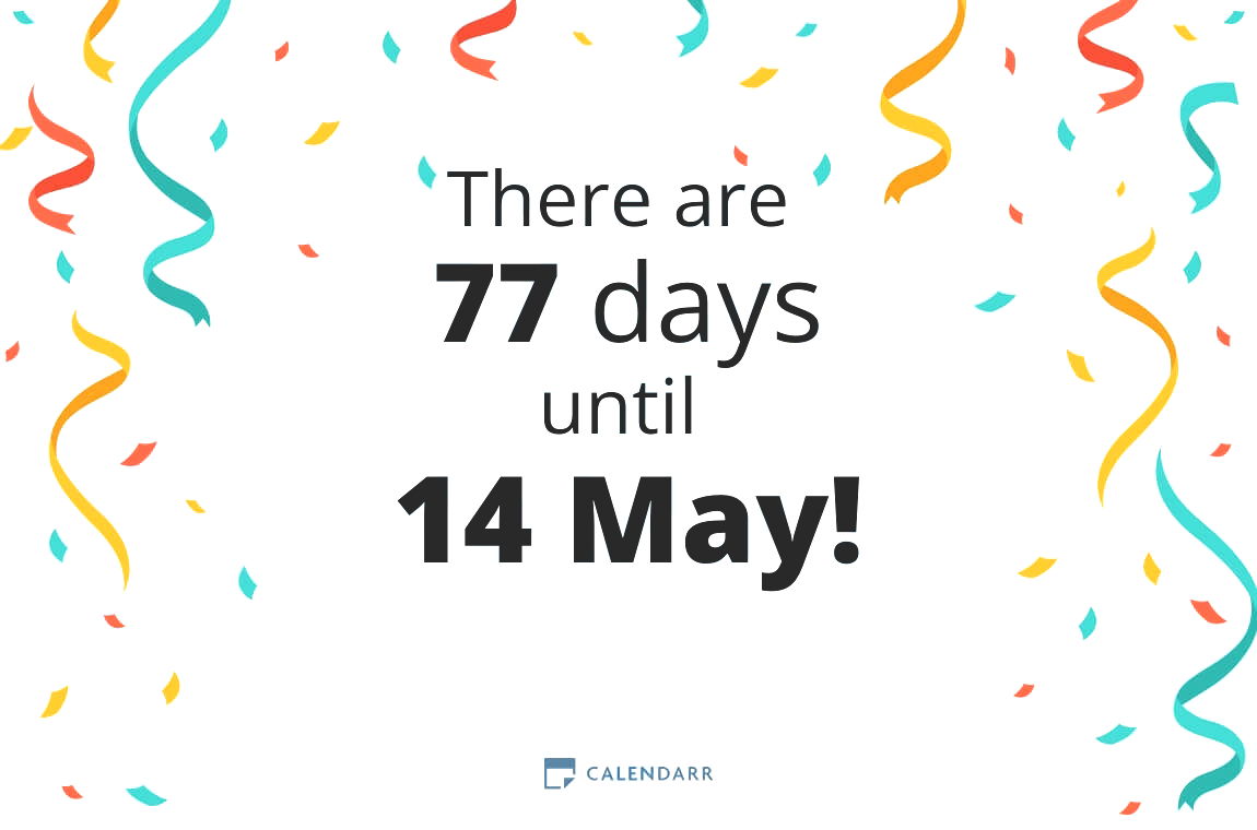 How many days until 14 May - Calendarr
