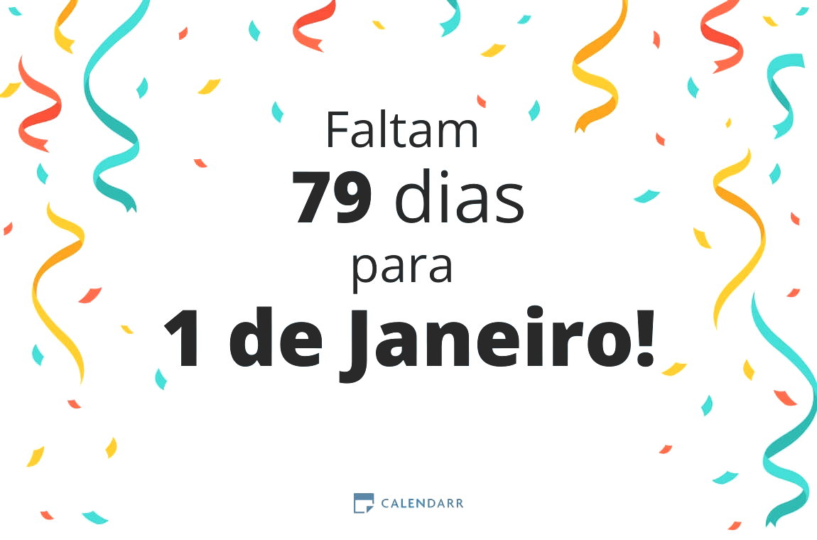 Descobre quantos dias faltam para 1 de Janeiro - Calendarr