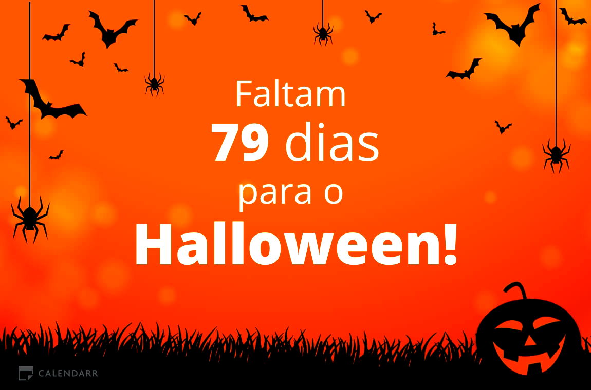 Descubra quantos dias faltam para o Halloween Calendarr