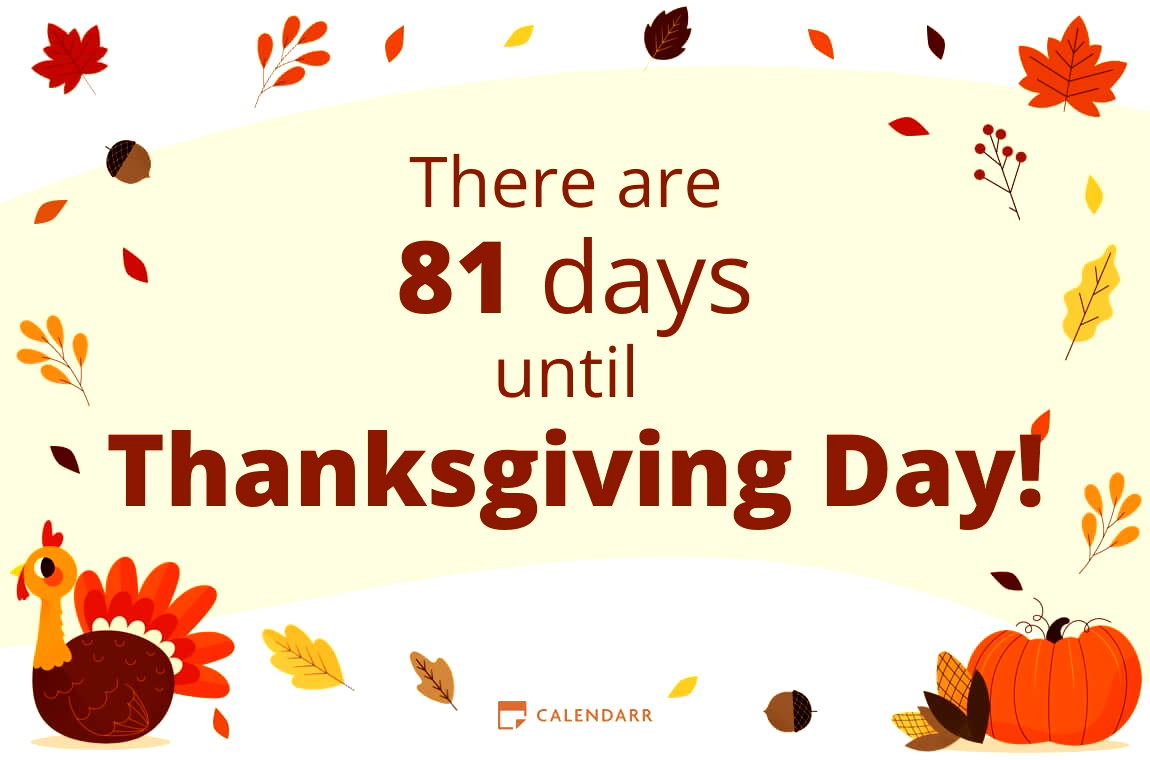 How many days until Thanksgiving Day - Calendarr
