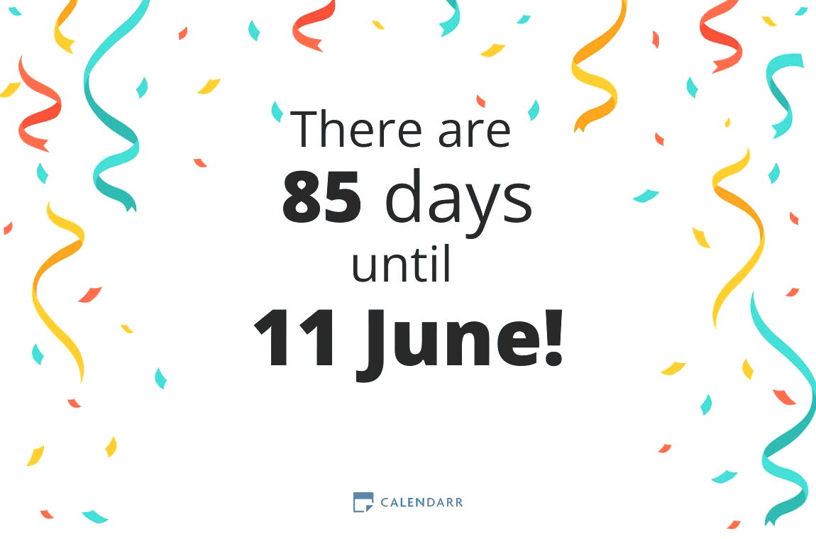 How many days until 11 June - Calendarr