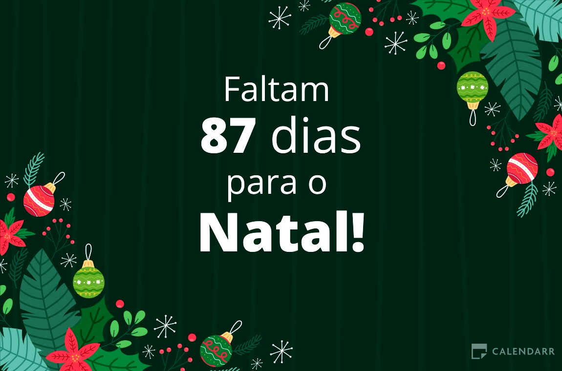 Descubra quantos dias faltam para o Natal - Calendarr