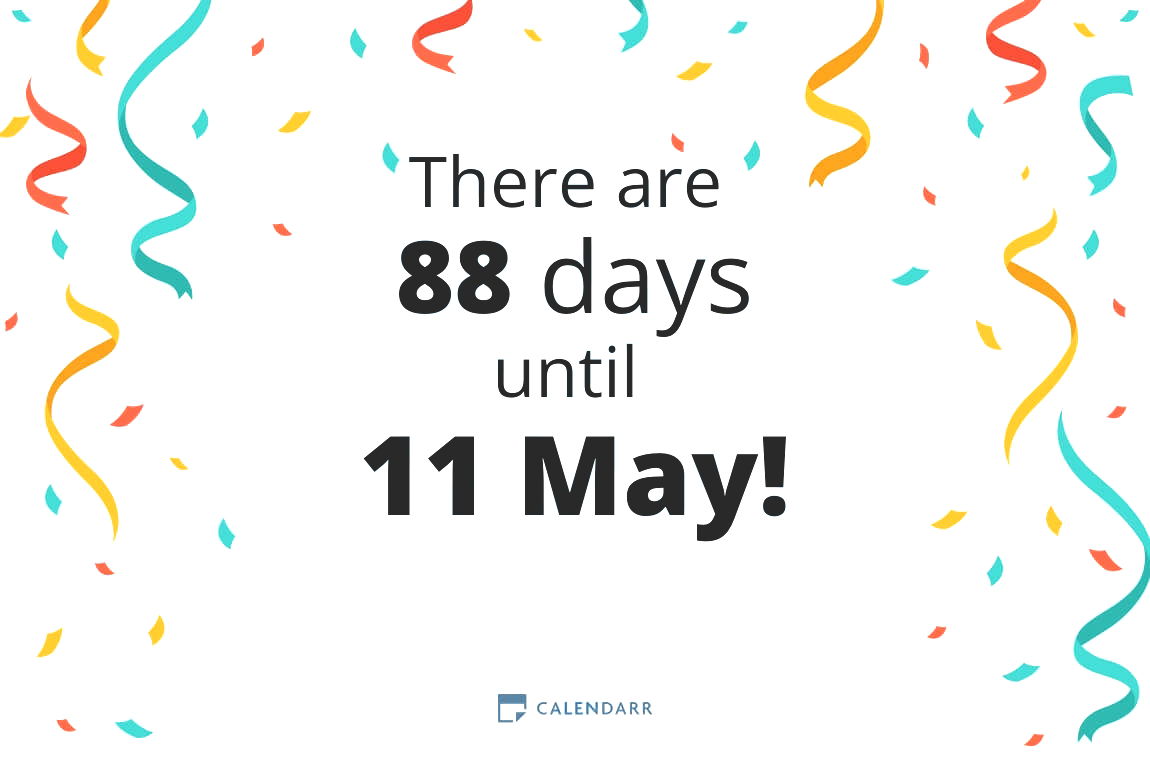 How many days until 11 May - Calendarr