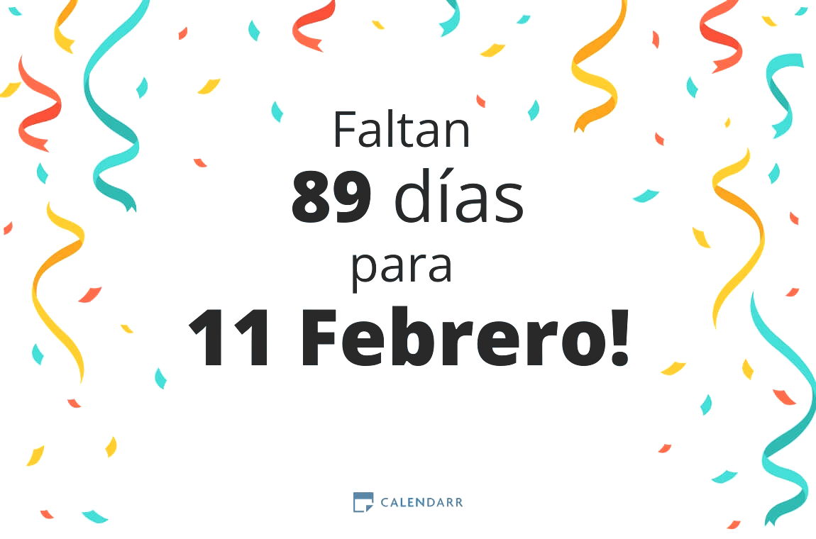 Descubre cuántos días faltan para 11 Febrero - Calendarr