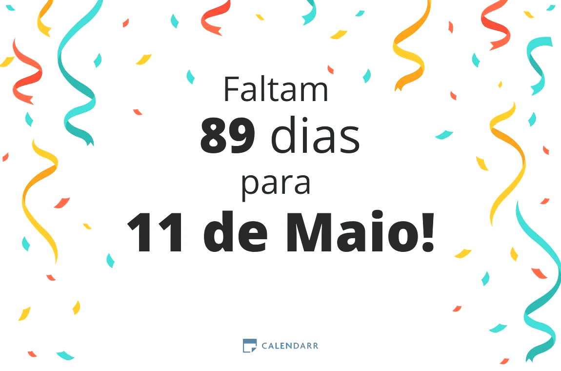 Descobre quantos dias faltam para 11 de Maio - Calendarr