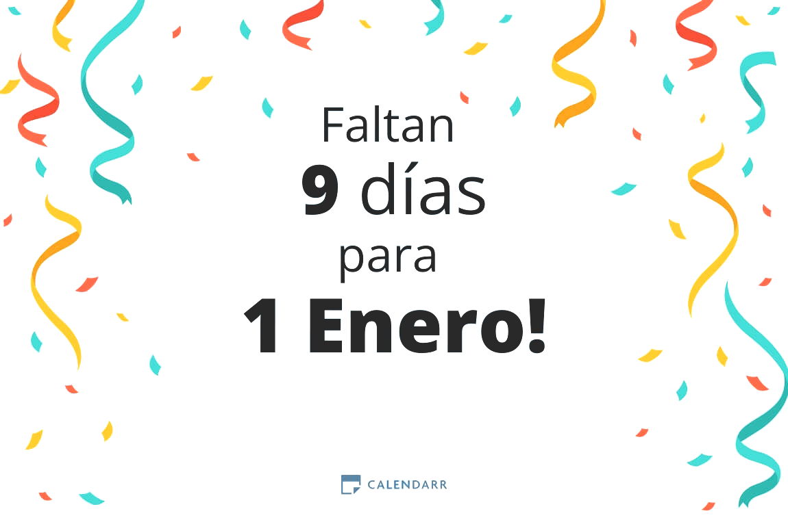 Descubre cuántos días faltan para 1 Enero - Calendarr