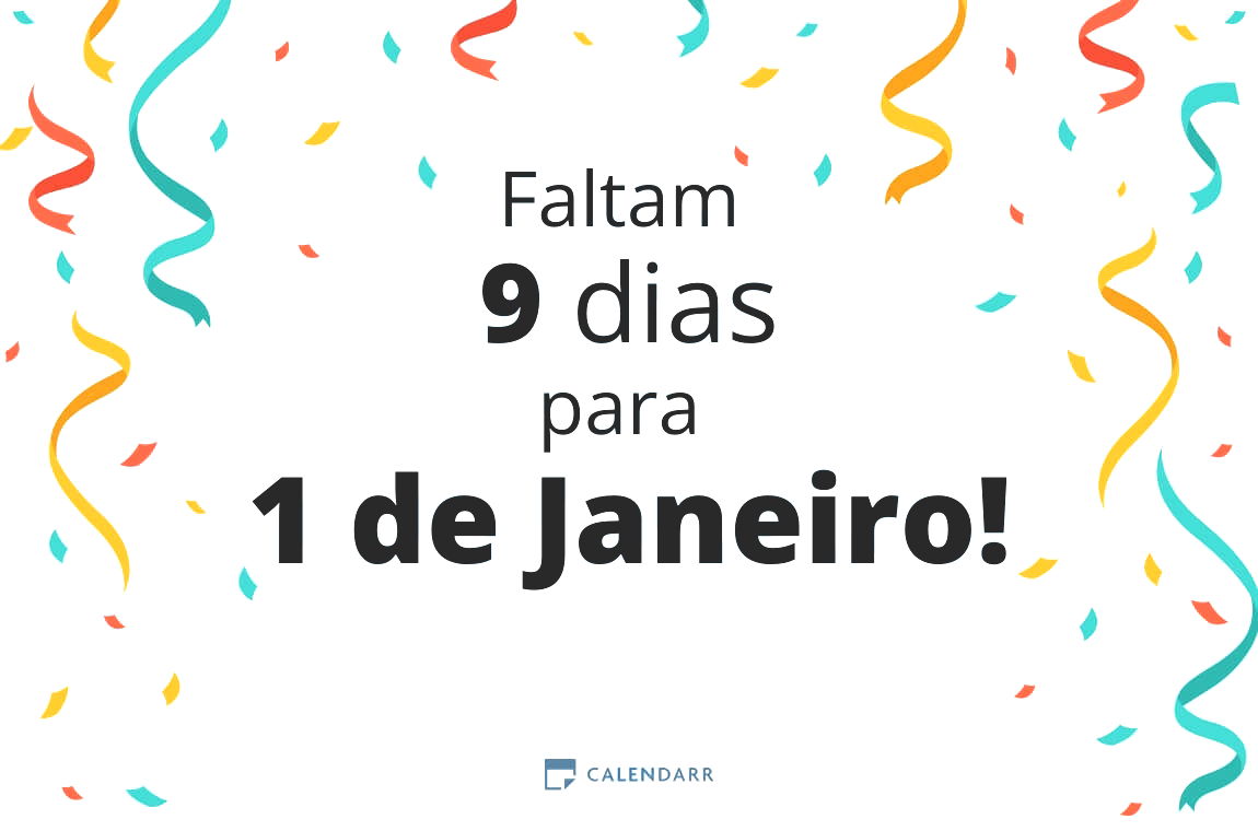 Descobre quantos dias faltam para 1 de Janeiro - Calendarr