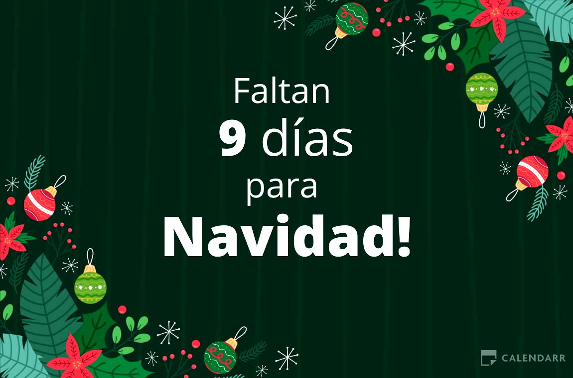 Descubre cuántos días faltan para Navidad - Calendarr