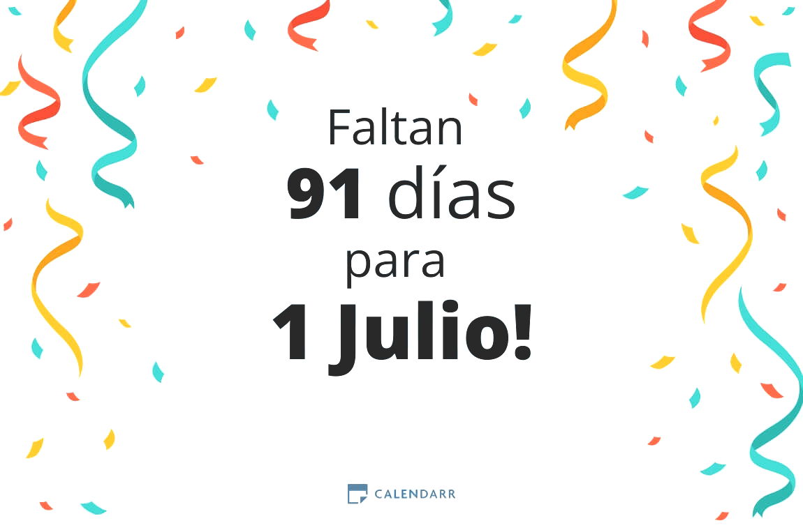 Descubre cuántos días faltan para 1 Julio - Calendarr