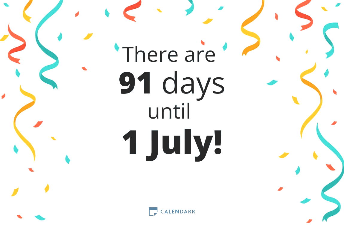 How many days until 1 July - Calendarr
