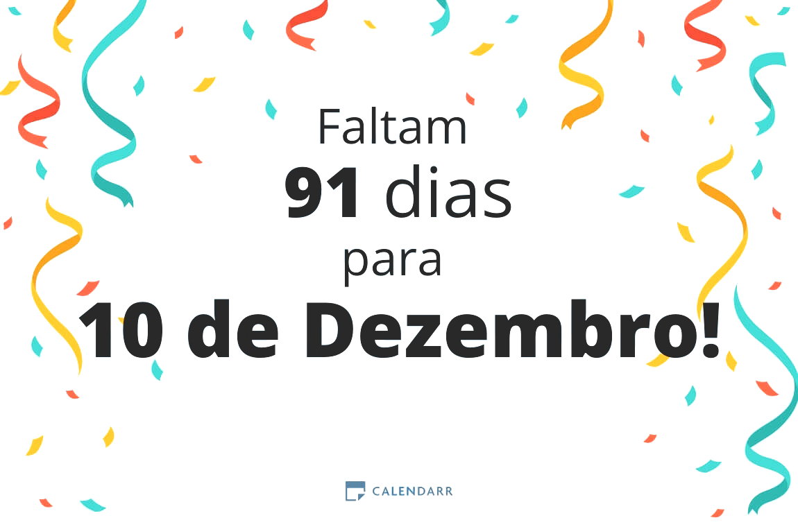 Descubra quantos dias faltam para 10 de Dezembro - Calendarr