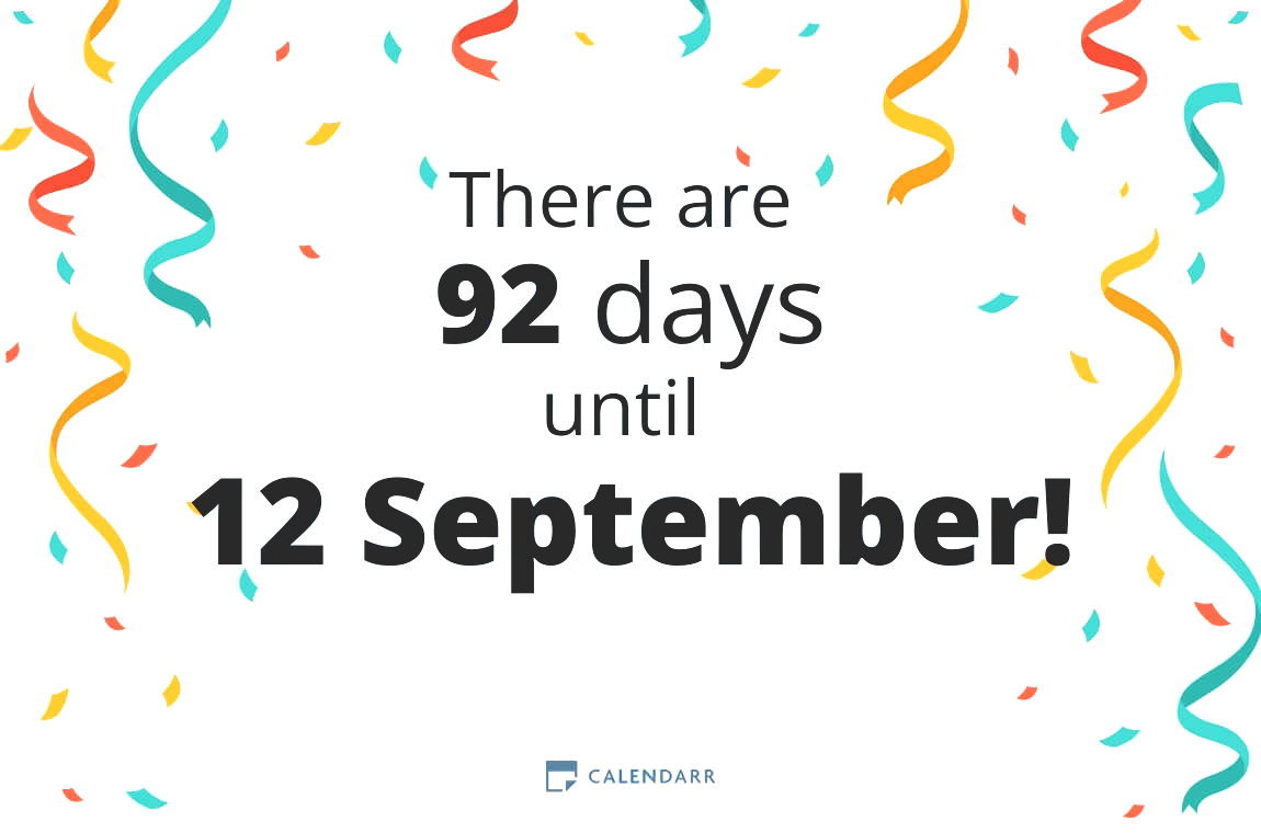 How many days until 12 September - Calendarr