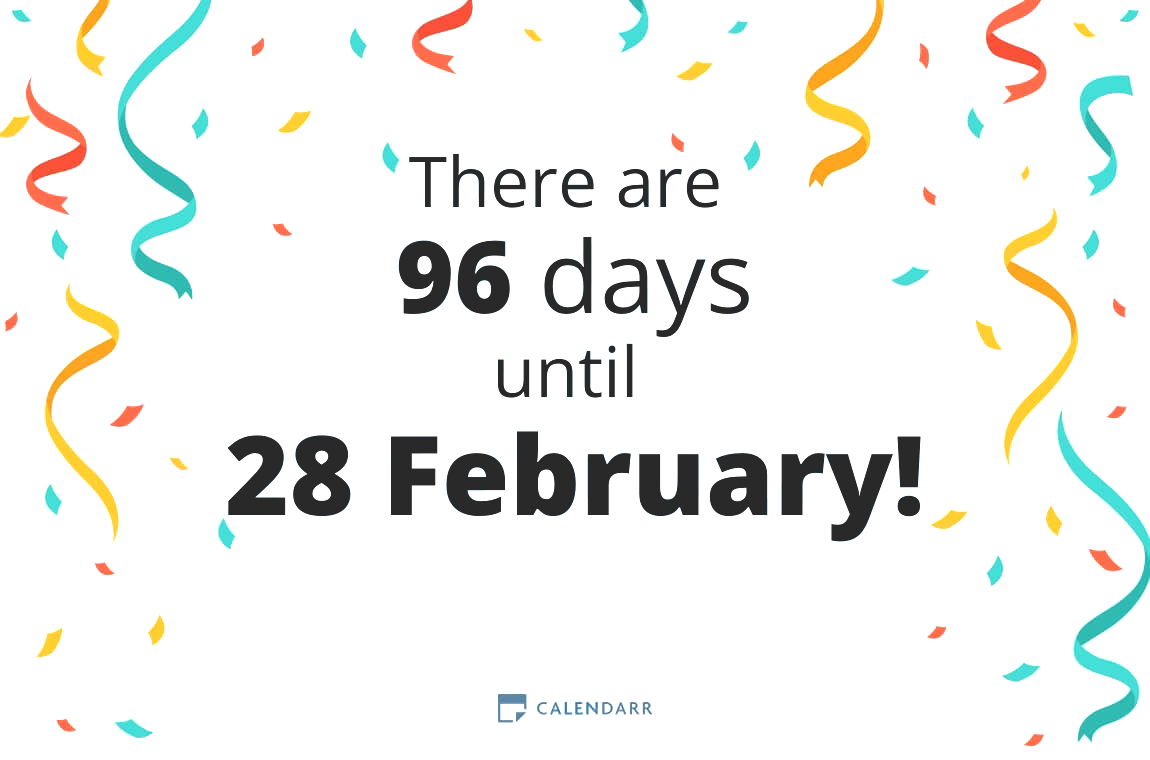 How many days until 28 February - Calendarr