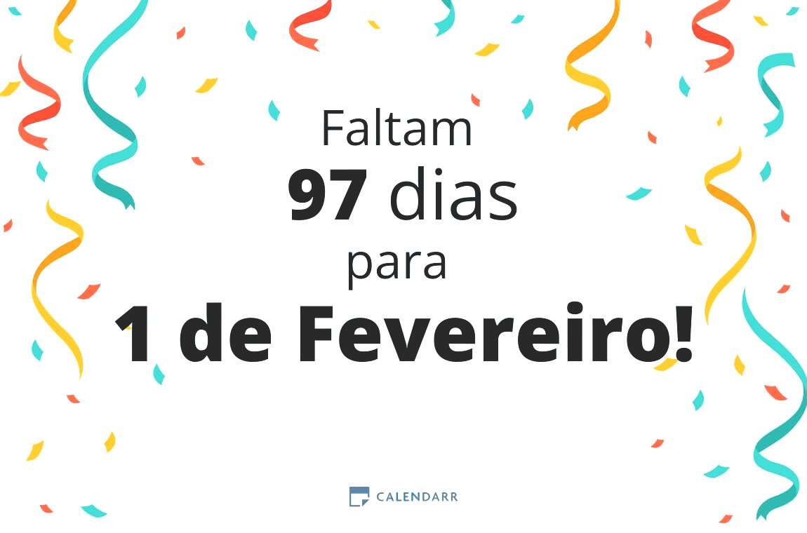 Descubra quantos dias faltam para 1 de Fevereiro - Calendarr