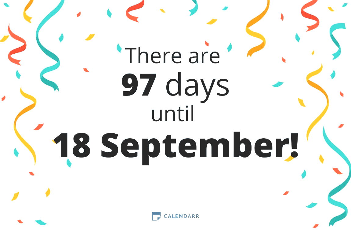 How many days until 18 September - Calendarr