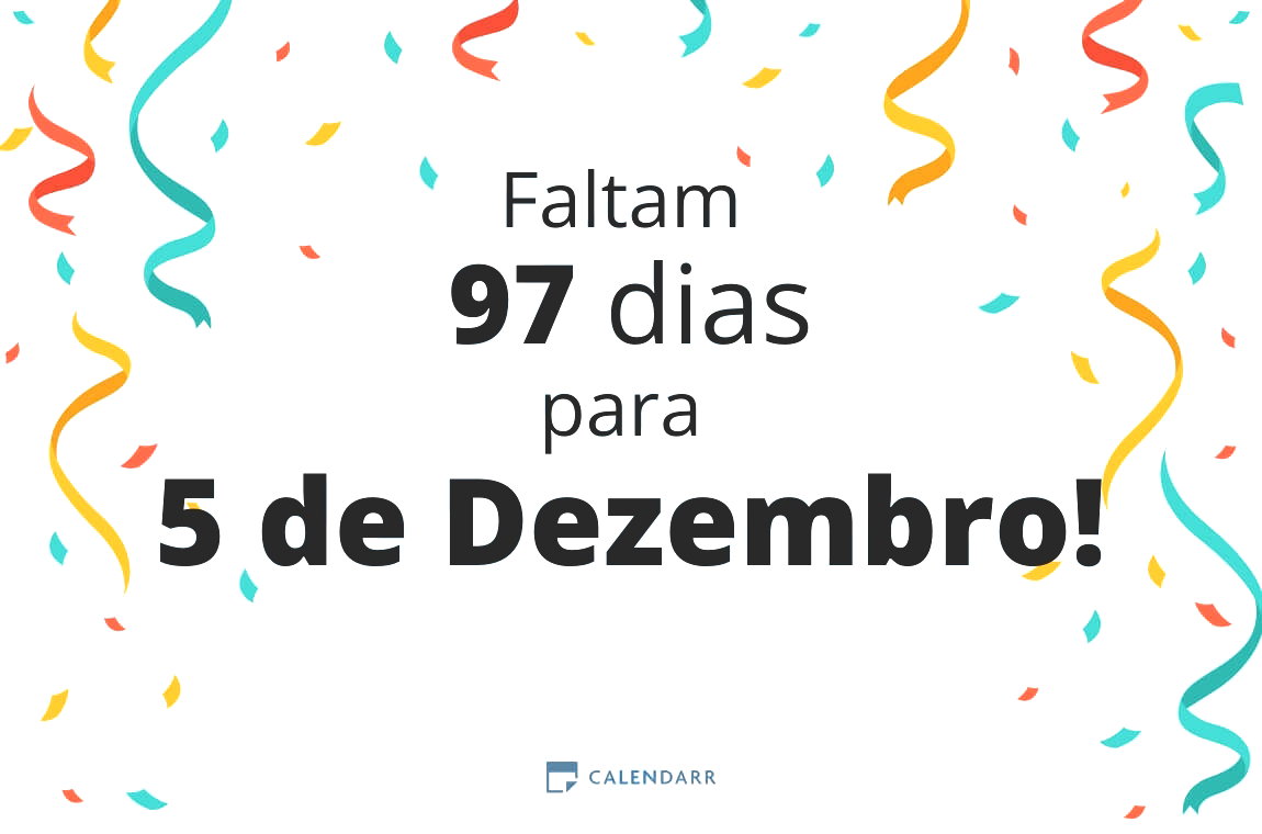 Descobre quantos dias faltam para 5 de Dezembro - Calendarr