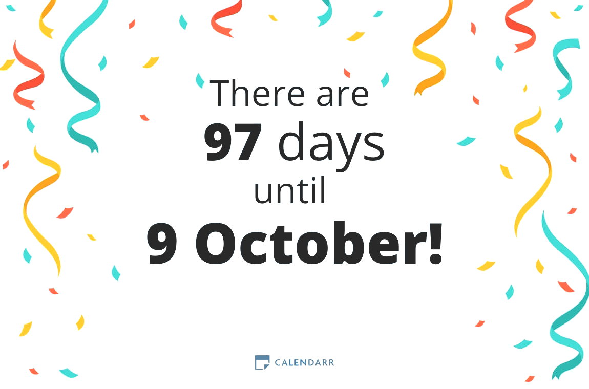 How many days until 9 October - Calendarr