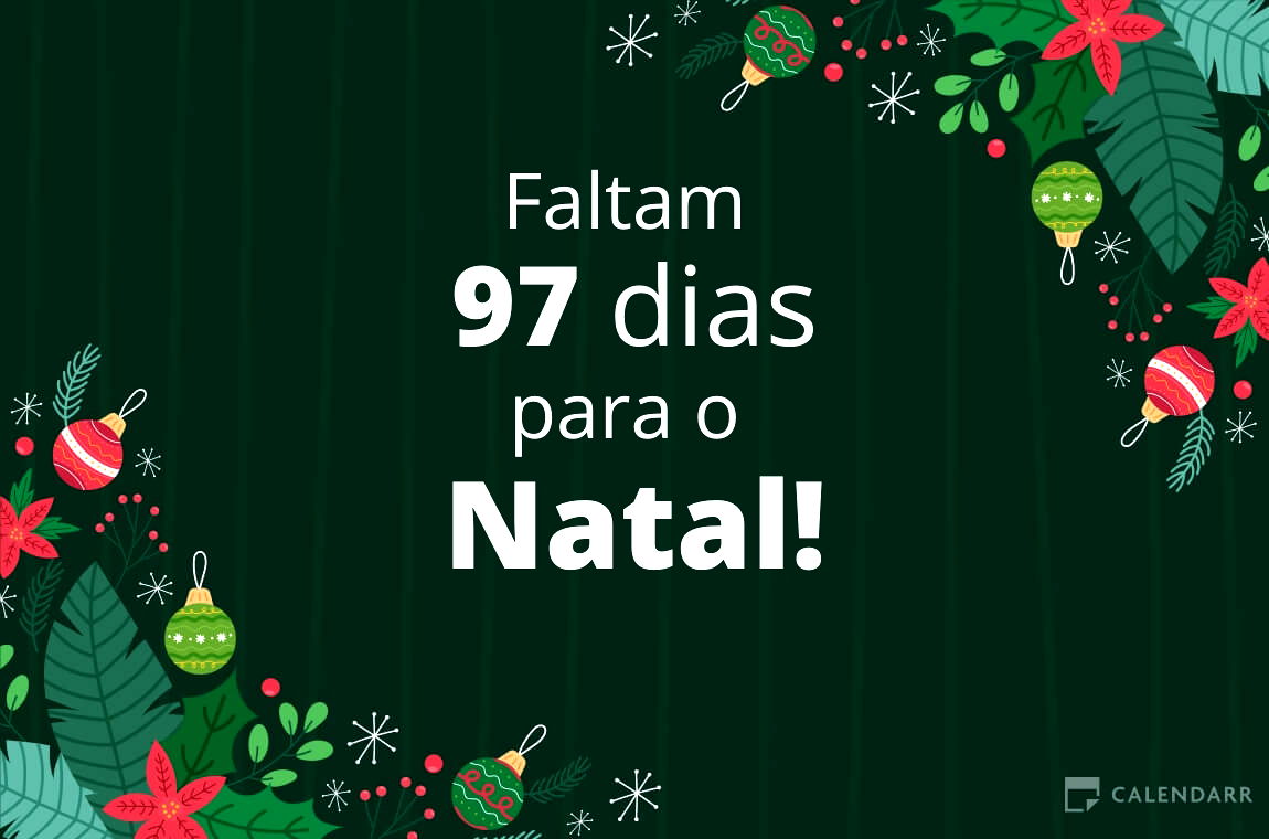 Descobre quantos dias faltam para o Natal - Calendarr