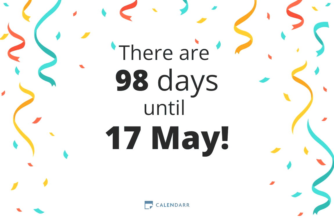 How many days until 17 May - Calendarr