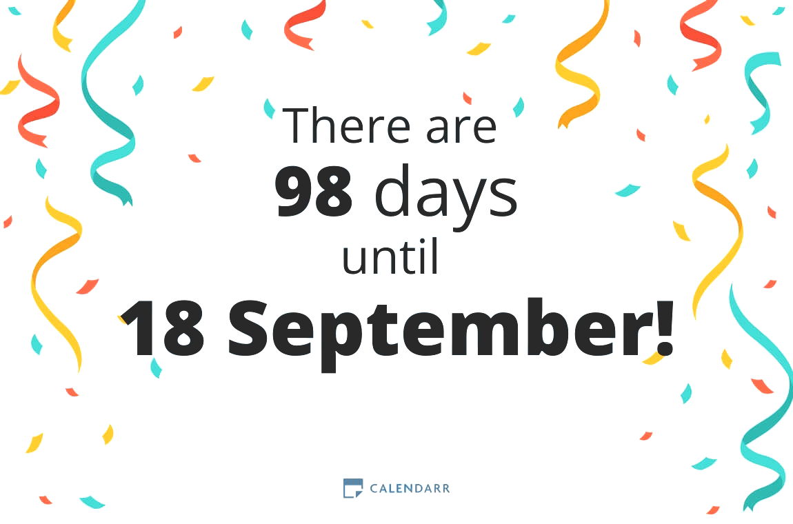 How many days until 18 September - Calendarr