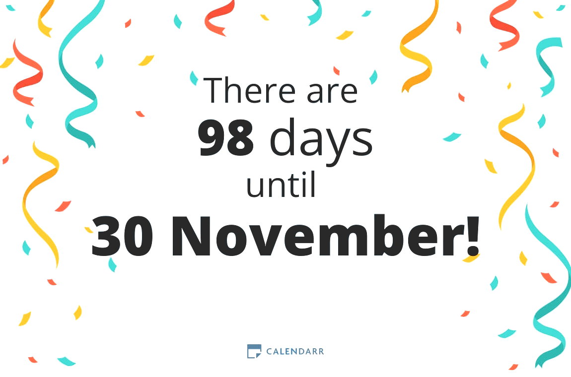 How many days until 30 November - Calendarr