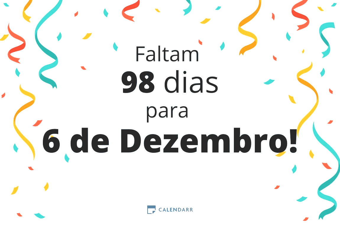 Descobre quantos dias faltam para 6 de Dezembro - Calendarr