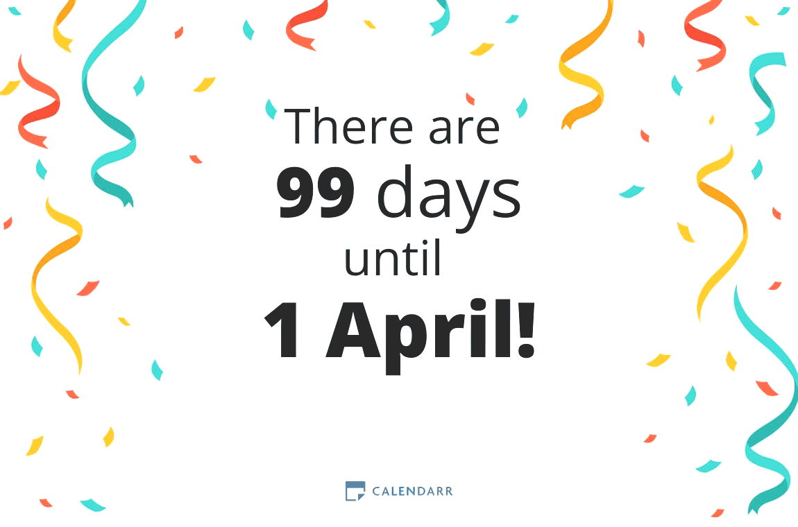 How many days until 1 April - Calendarr