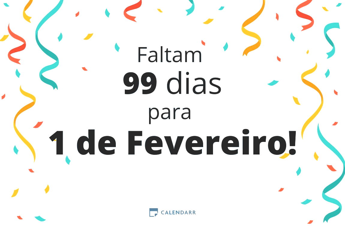 Descubra quantos dias faltam para 1 de Fevereiro - Calendarr