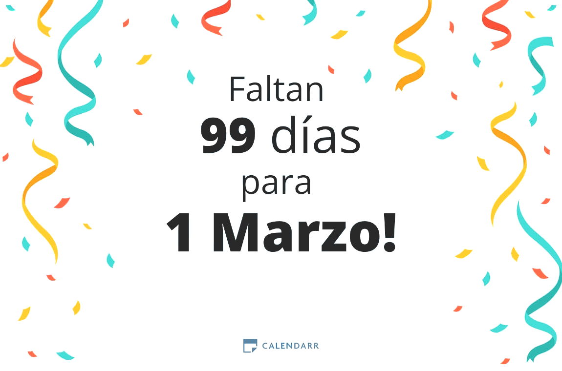 Descubre cuántos días faltan para 1 Marzo - Calendarr