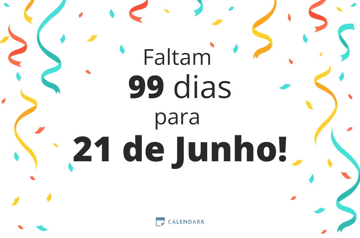 Descubra quantos dias faltam para 21 de Junho - Calendarr