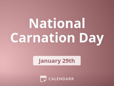 National Carnation Day