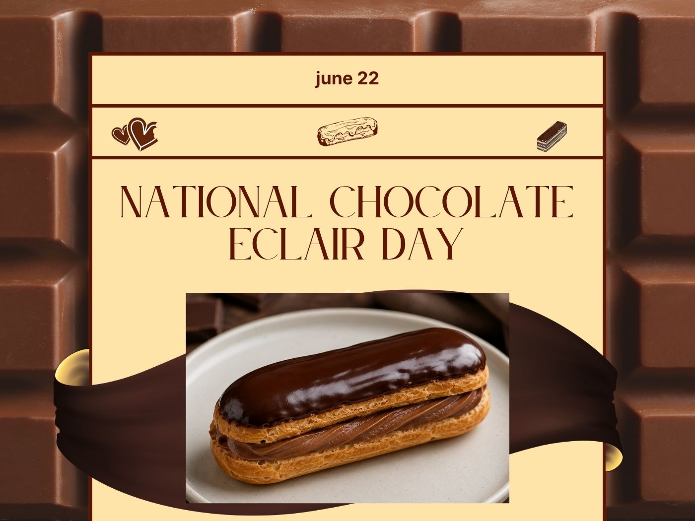National Chocolate Eclair Day