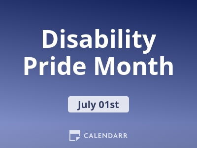 Disability Pride Month