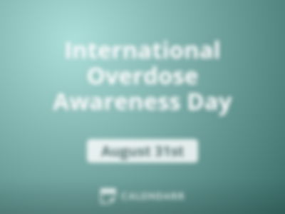 International Overdose Awareness Day