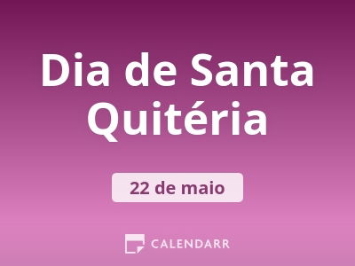Dia de Santa Quitéria